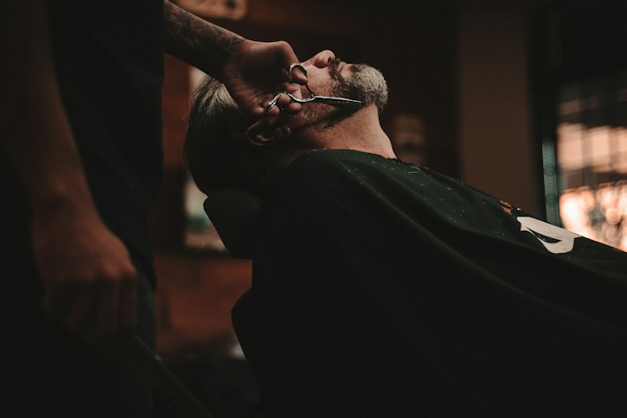 Interior de barbearia